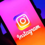 Instagram logo displayed on a smartphone screen, symbolizing Meta’s digital safety efforts.