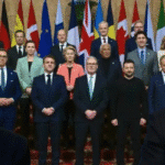 European and global leaders gather at the Coalition of the Willing summit in London to discuss sanctions and military support for Ukraine.