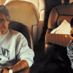 Stacked legal documents labeled “Epstein Files” beside an image of Jeffrey Epstein, representing the investigation into his global sex trafficking network and elite connections.